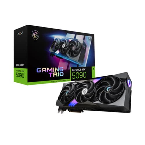 MSI GeForce RTX 5090 32GB GAMING TRIO OC Graphics Card