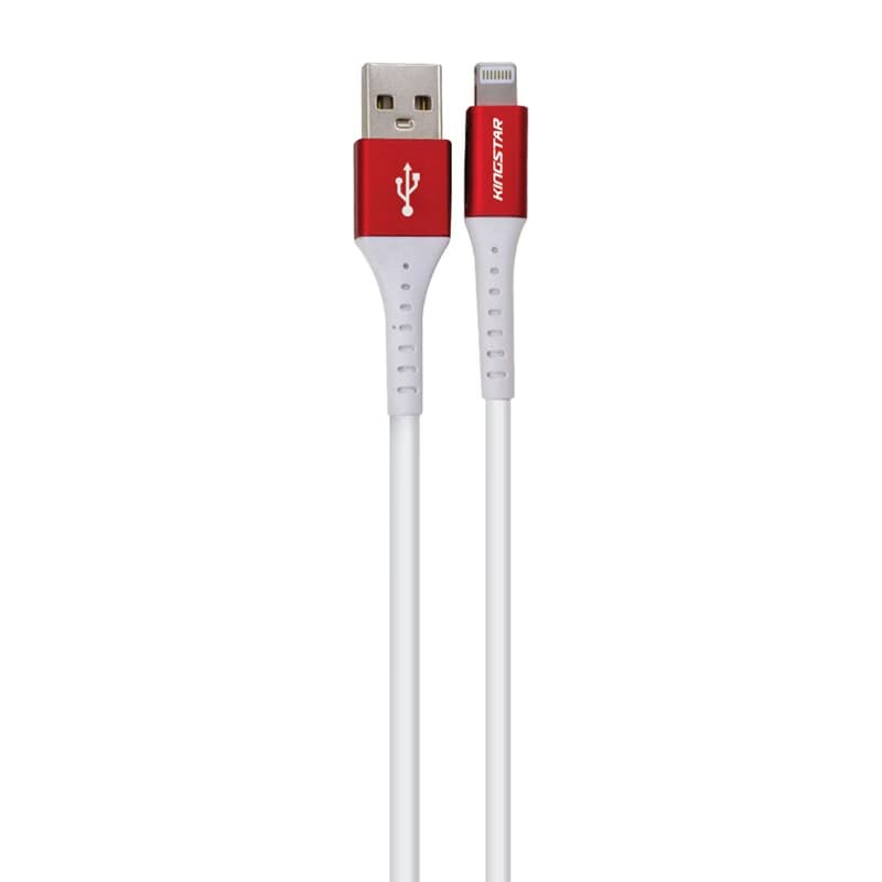 کابل شارژ پاوربانک لایتنینگ کینگ استار مدل K63i به طول 25 سانتی متر