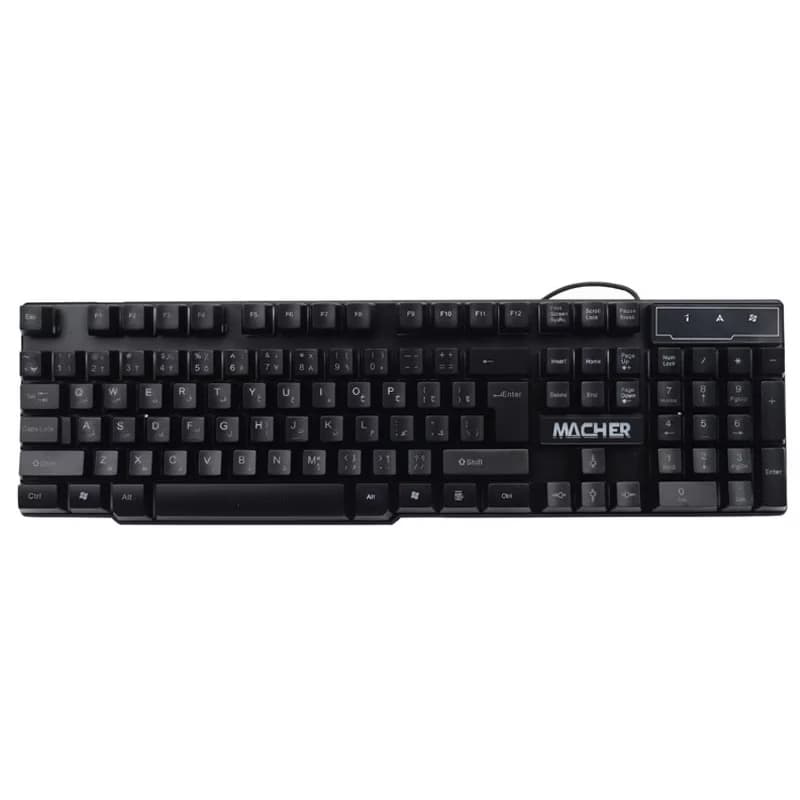 کیبورد باسیم گیمینگ مچر مدل MR-304 — تصویر ۲