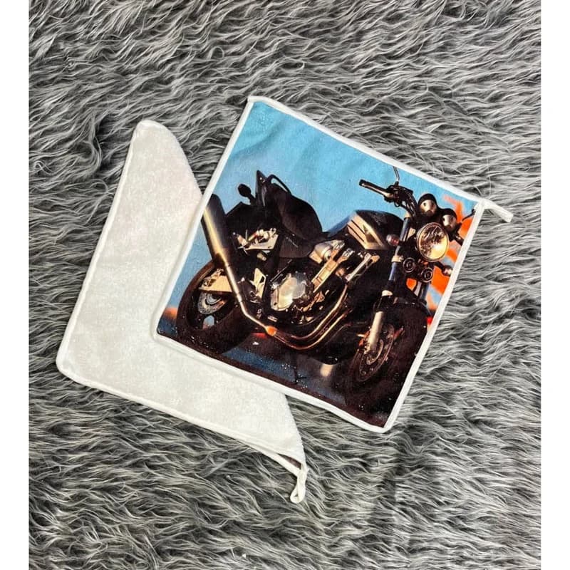 حوله دست و صورت نوزاد مدل cb1300a طرح دستمال سایز 31×31 سانتی متر — تصویر ۲