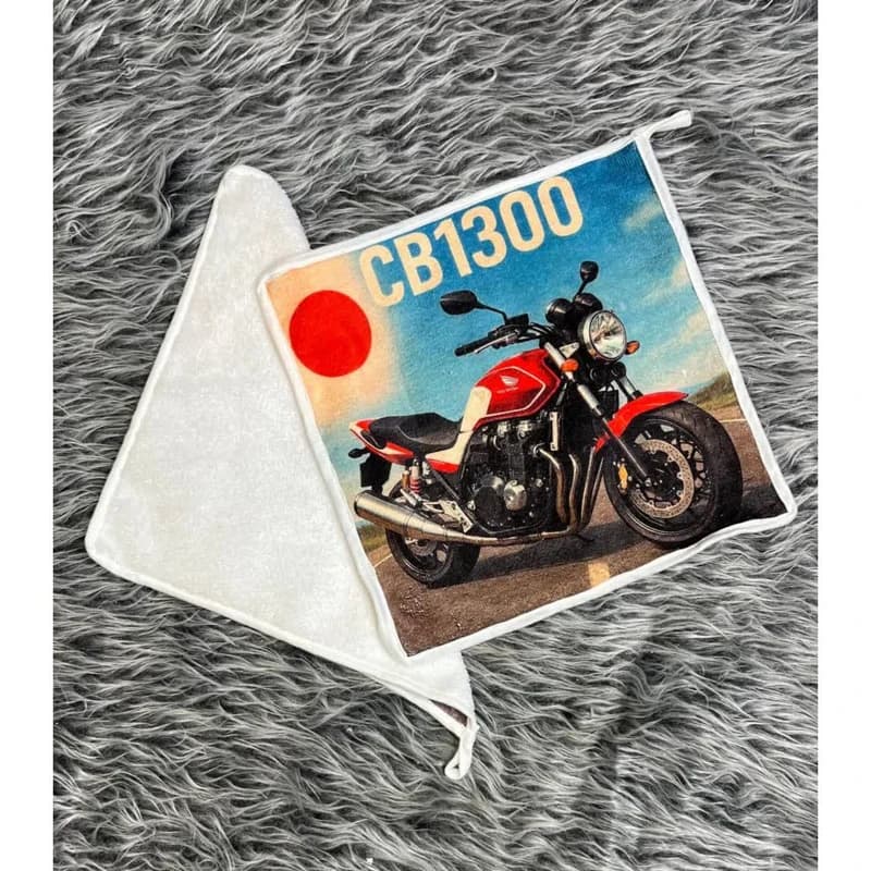 حوله دست و صورت مدل cb 1300 طرح دستمال سایز 31×31 سانتی متر — تصویر ۲