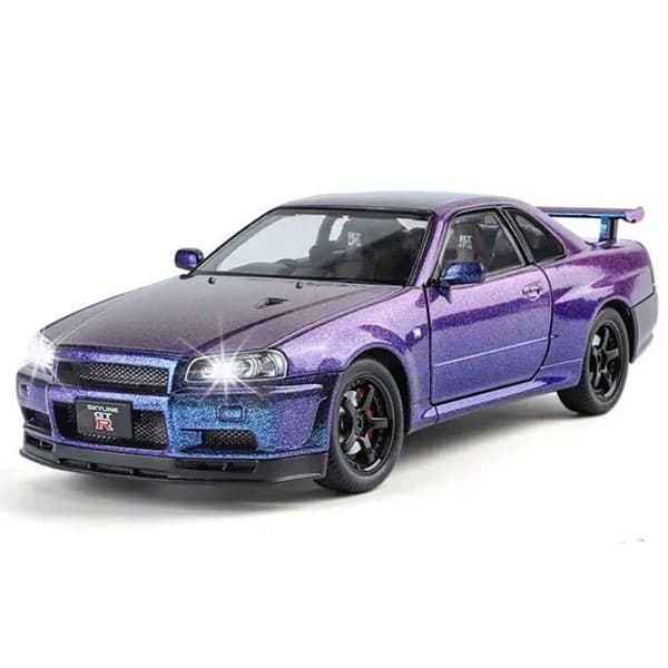 ماکت ماشین فلزی مدل Nissan Skyline GTR R34 — تصویر ۹