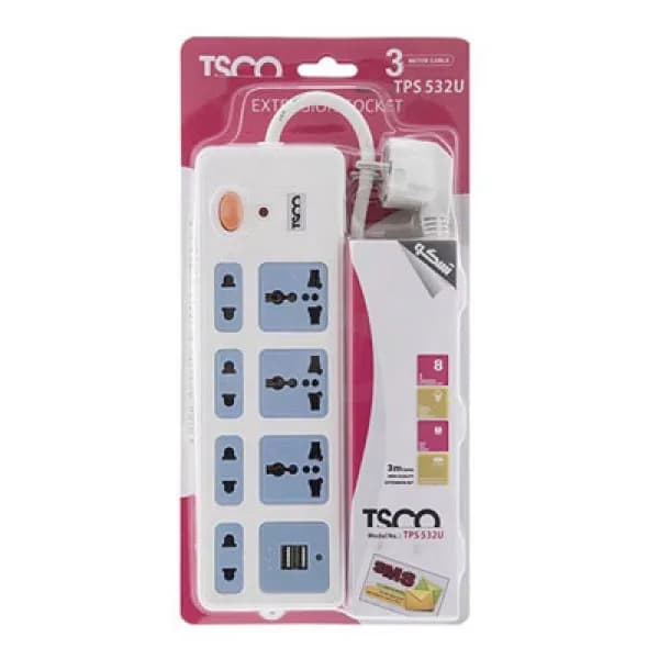 چندراهی برق تسکو مدل TPS 532U Power Strip — تصویر ۲