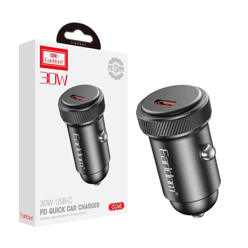 شارژر فندکی 30 وات ارلدام ES-CC40 کد 9757