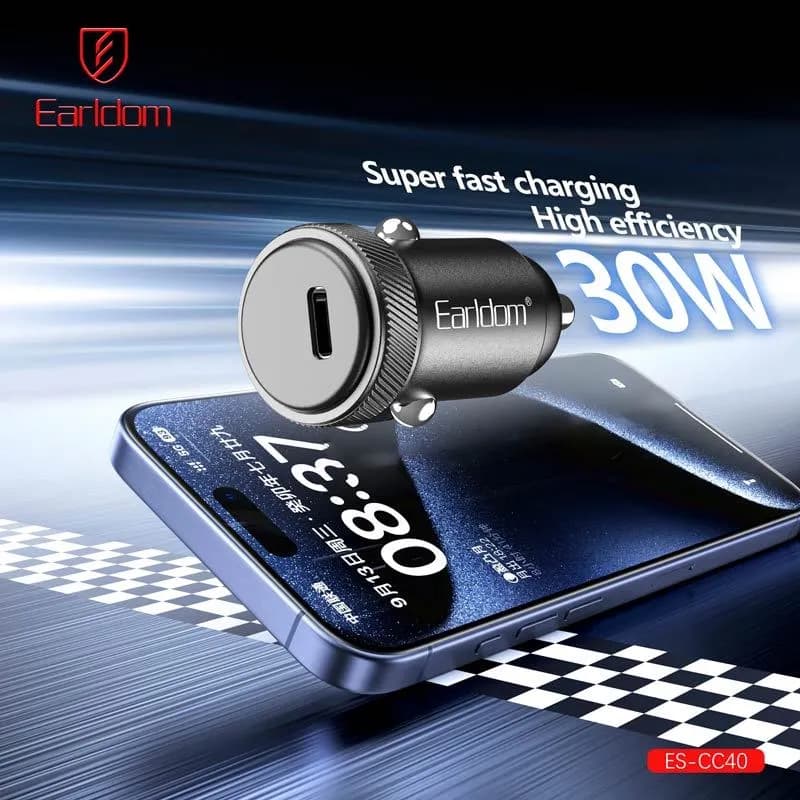 شارژر فندکی 30 وات ارلدام ES-CC40 کد 9757 — تصویر ۶