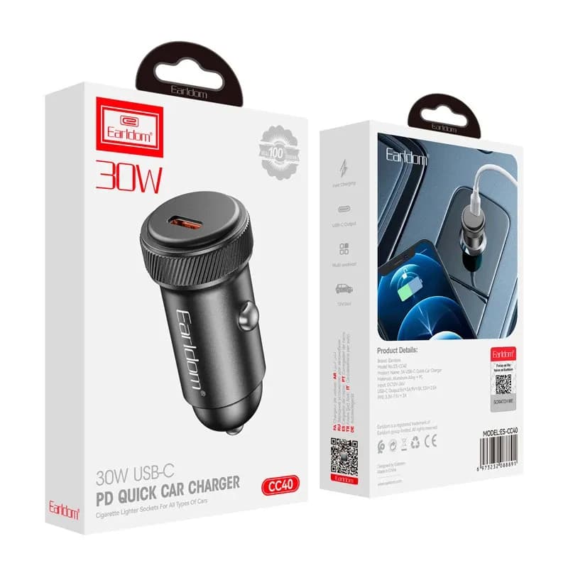 شارژر فندکی 30 وات ارلدام ES-CC40 کد 9757 — تصویر ۷
