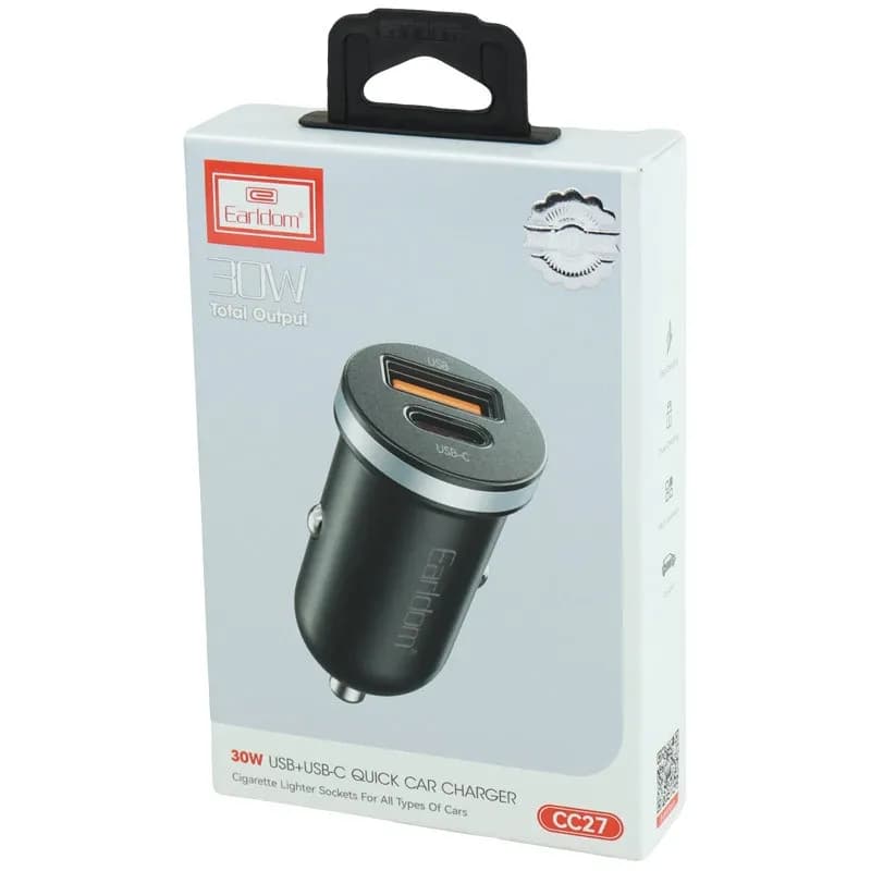 شارژر فندکی 30 وات ارلدام ES-CC27 کد 9758 — تصویر ۴