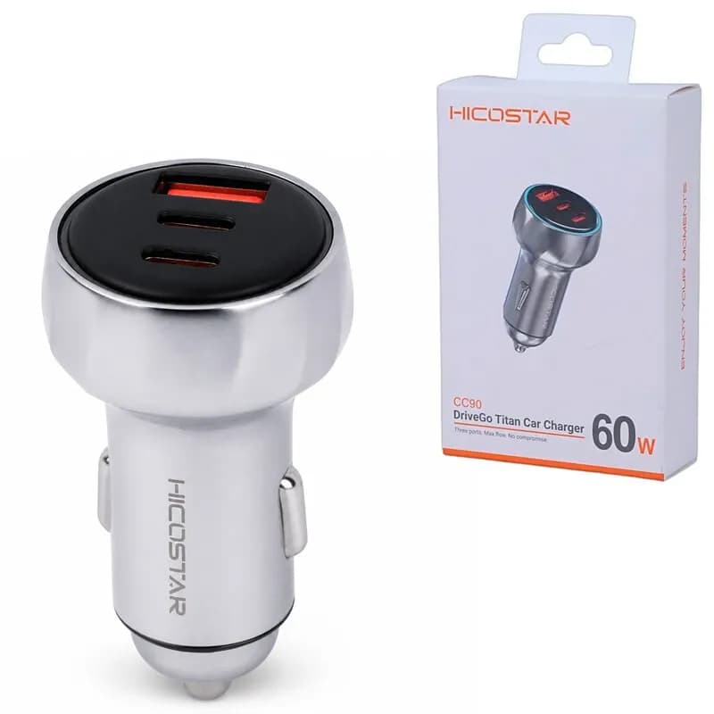 شارژر فندکی 45 وات هایکو استار CC90 کد 9761