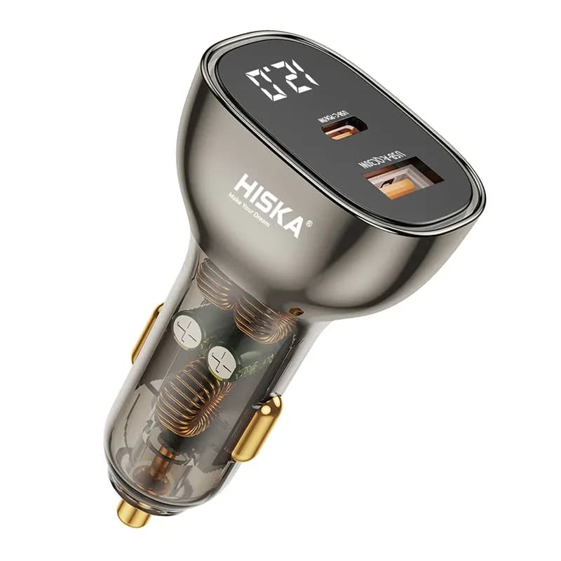 شارژر فندکی 95 وات هیسکا مدل HCC-326 کد 9762 — تصویر ۲