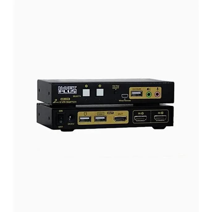 سوییچ دو پورت HDMI کی نت پلاس مدل KP-SWKH402 کد 9468 — تصویر ۴