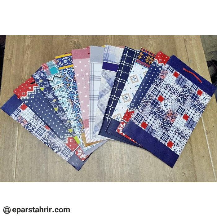 پاکت کادویی آذین متوسط سایز 4 (20*32)(بسته 12 عددی) — تصویر ۳