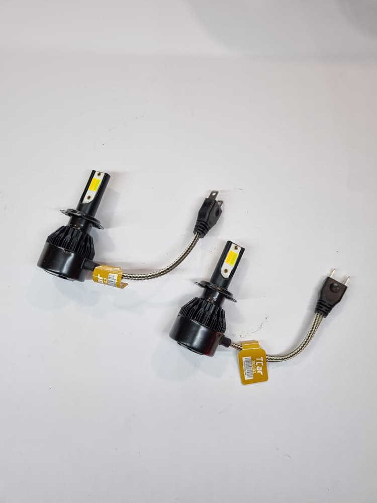 هدلایت سه رنگ و چهار حالته tcar پایه h7