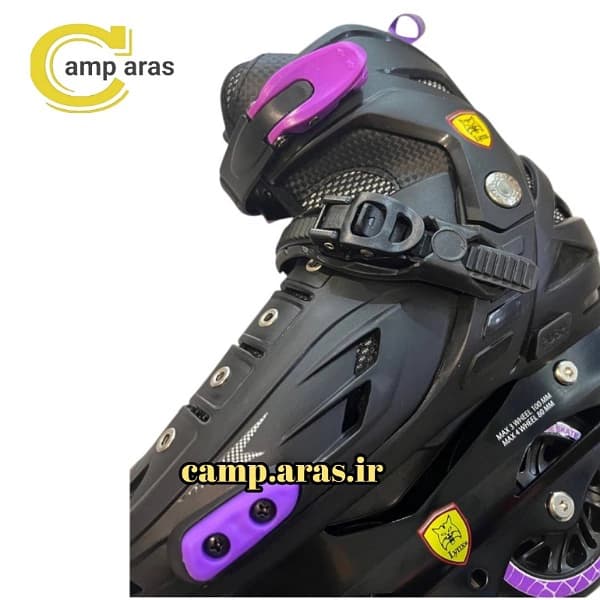 اسکیت کفشی خطی 4 چرخ لاینکس LYNX ABEC-9 — تصویر ۶