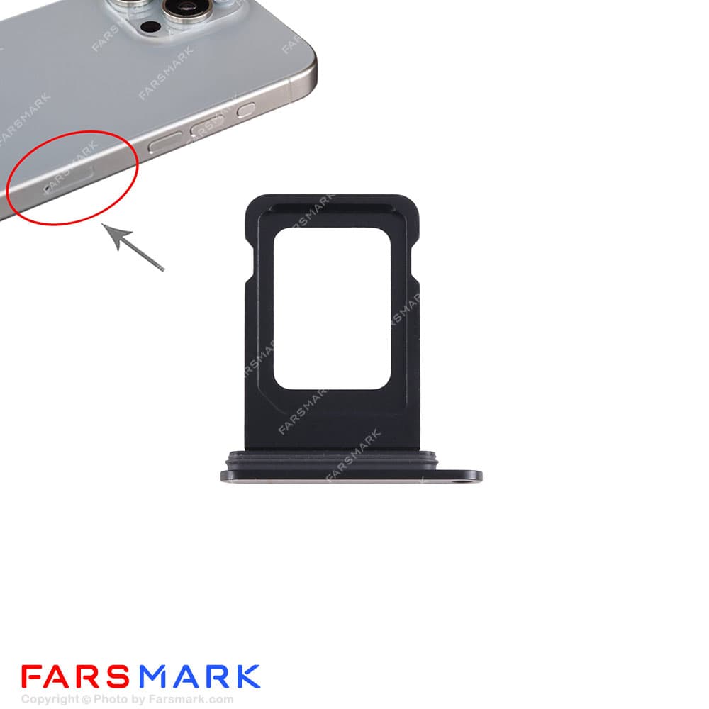 خشاب سیم کارت اصلی آیفون Apple iPhone 15 Pro Max — تصویر ۶