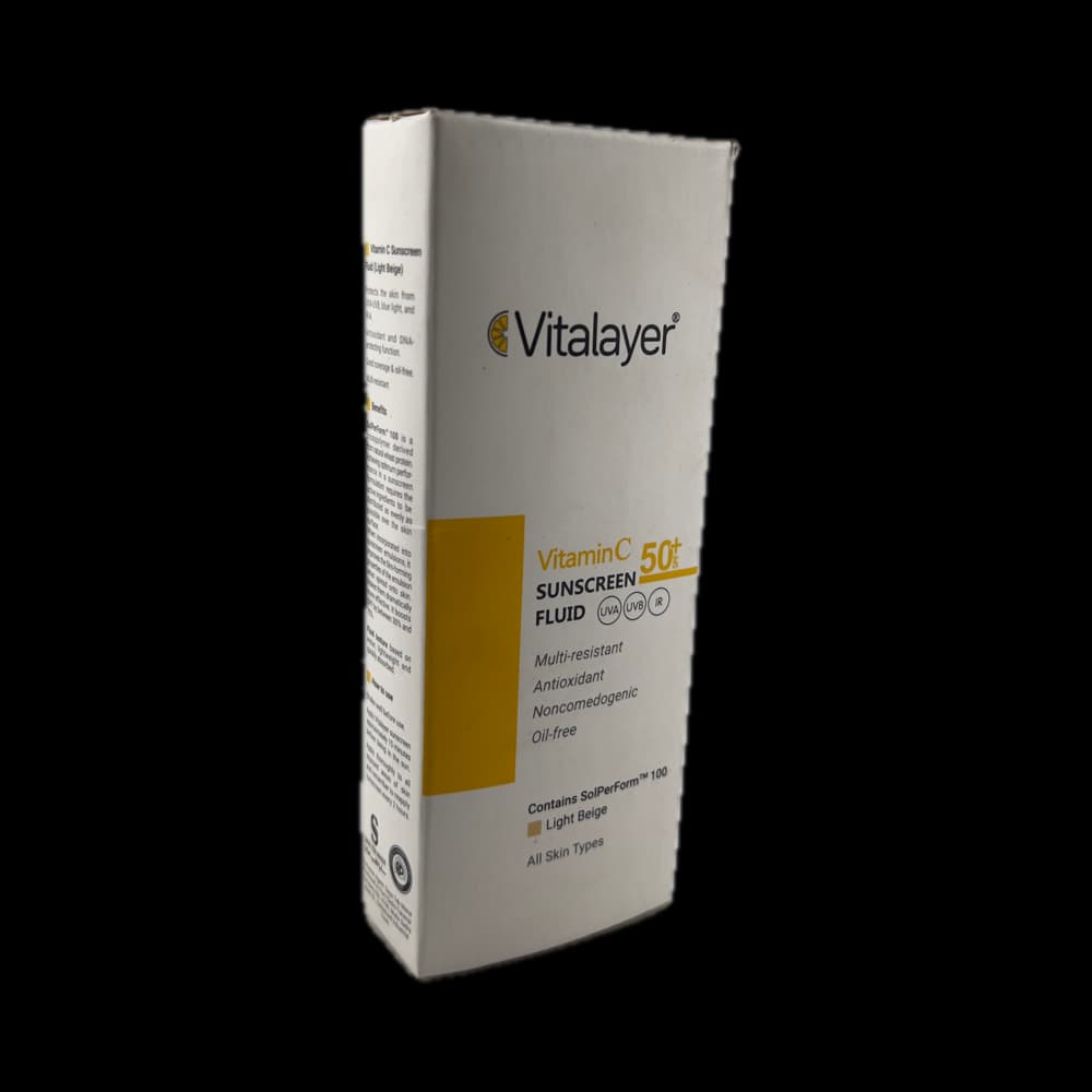 فلوئید ضد آفتاب ویتامین سی بژ روشن ویتالایر VITALAYER — تصویر ۲