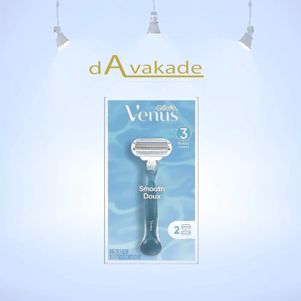 خودتراش ونوس اسموت با دو یدک GILLETTE ژیلت VENUS SMOOTH