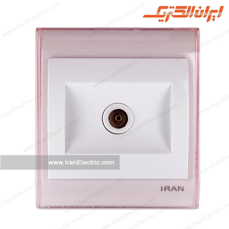 پریز آنتن تلویزیون ایران ترنسپرنت صورتی