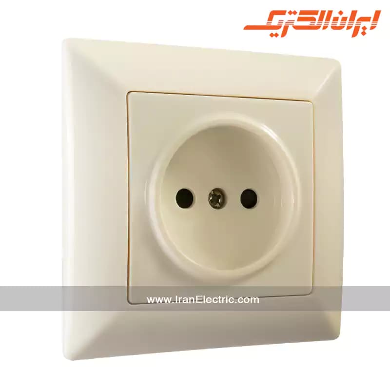 پریز برق ساده الیزه کرم