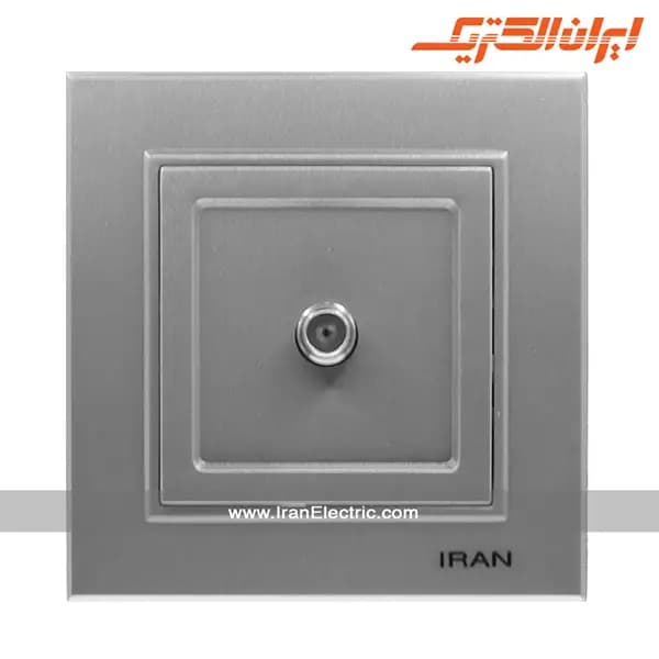 پریز آنتن SAT برلیان نقره ای — تصویر ۲