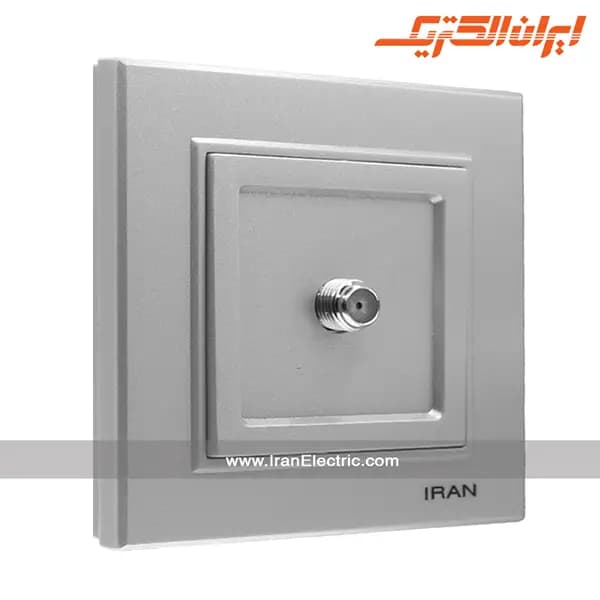 پریز آنتن SAT برلیان نقره ای