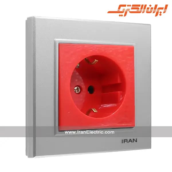 پریز برق UPS برلیان نقره ای