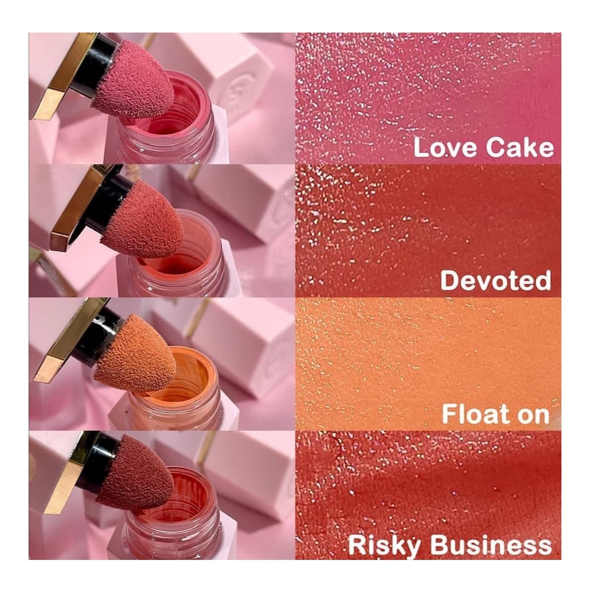 رژگونه شیگلم مایع رنگ Risky Business | حجم 5.2 میل — تصویر ۲