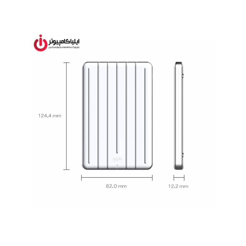 هارد دیسک اکسترنال سیلیکون پاور USB3.1 مدل آرمور A75 ظرفیت 1 ترابایت — تصویر ۳