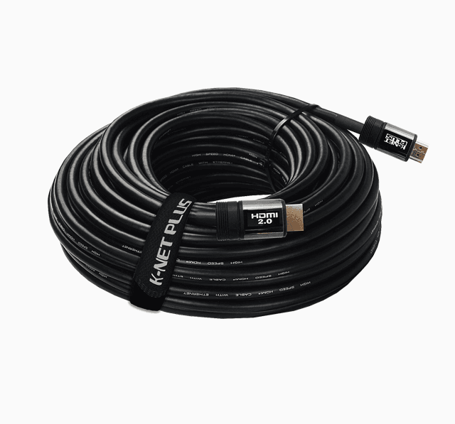 کابل HDMI v2.0 برند کی نت پلاس مدل K-NET PLUS KP-CH20100 به طول 10 متر — تصویر ۲