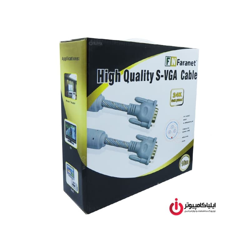 کابل VGA فرانت مدل FN-VCB100 به طول 10 متر — تصویر ۲