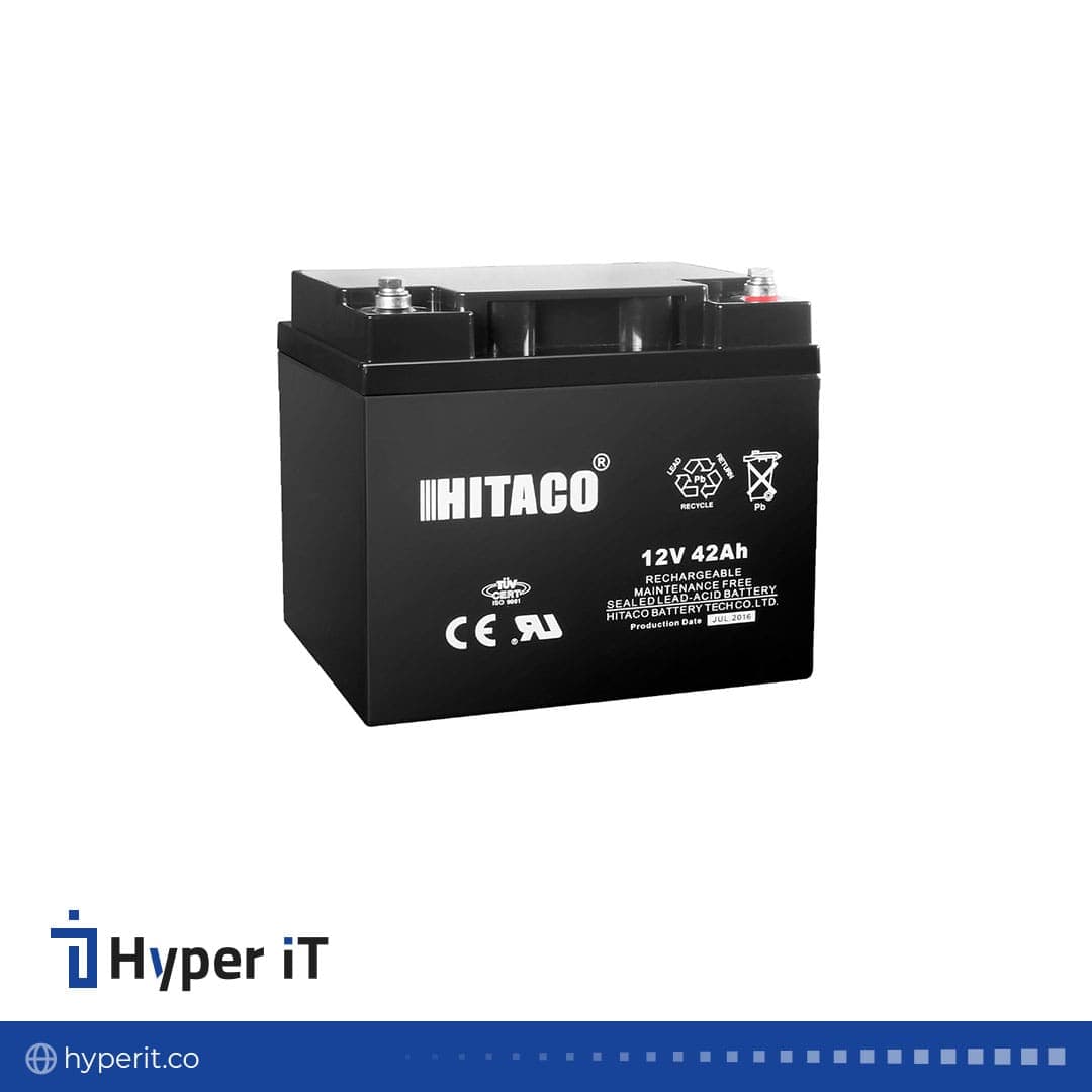 باتری یو پی اس 42 آمپرساعت هیتاکو (Hitaco) 12 ولت