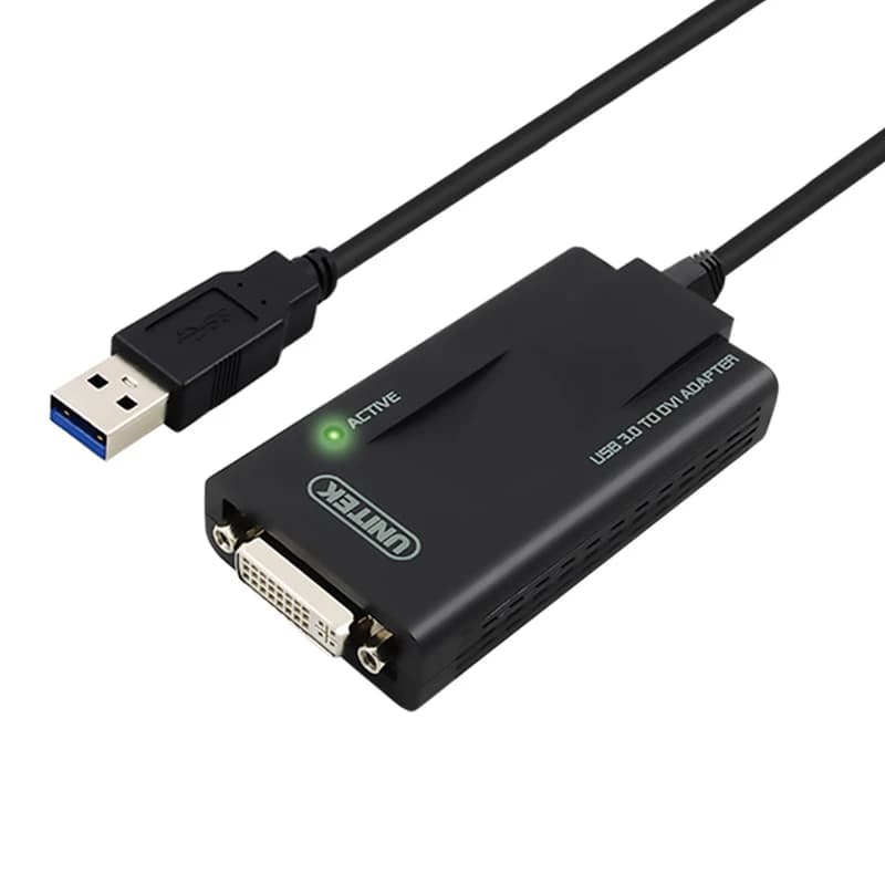 تبدیل USB 3.0 به DVI و VGA یونیتک مدل UNITEK Y-3801 — تصویر ۳