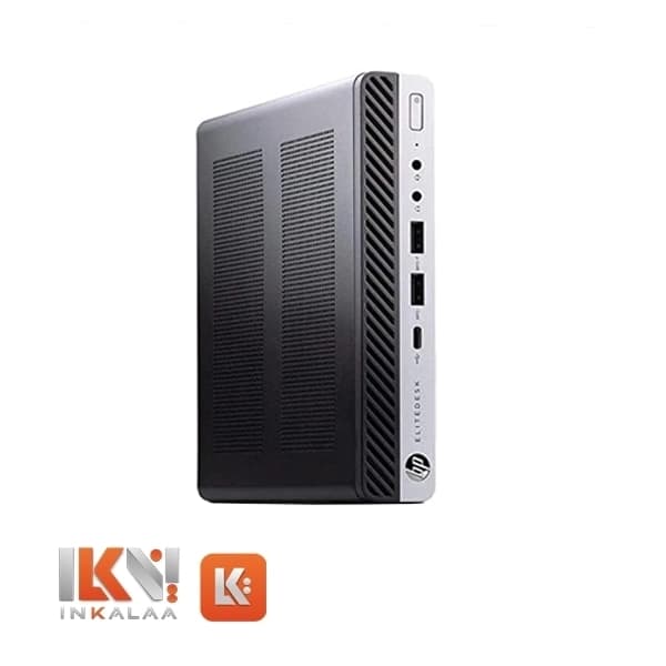 تاینی کیس استوک HP مدل EliteDesk 800 G5 Tiny پردازنده Intel Core i7-9700T حافظه DDR4 8GB هارد 256GB — تصویر ۳