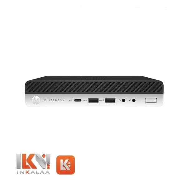 تاینی کیس استوک HP مدل EliteDesk 600/800 G4 Tiny پردازنده Intel Core i7-8700T حافظه DDR4 8GB هارد 256GB
