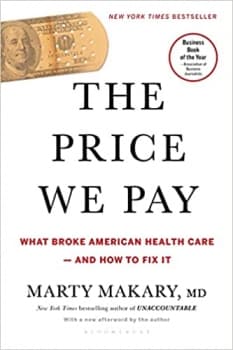 جلد معمولی سیاه و سفید_کتاب The Price We Pay: What Broke American Health Care–and How to Fix It