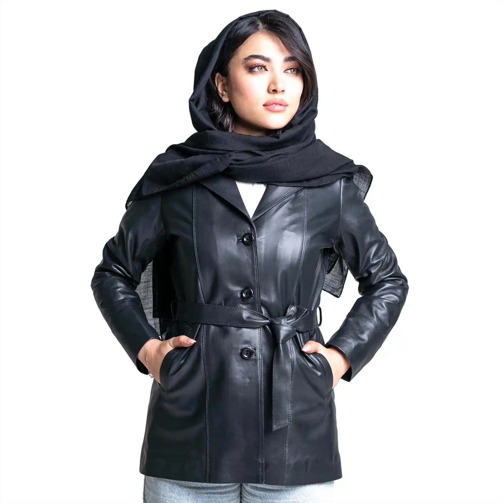 پالتو چرم زنانه 2311J