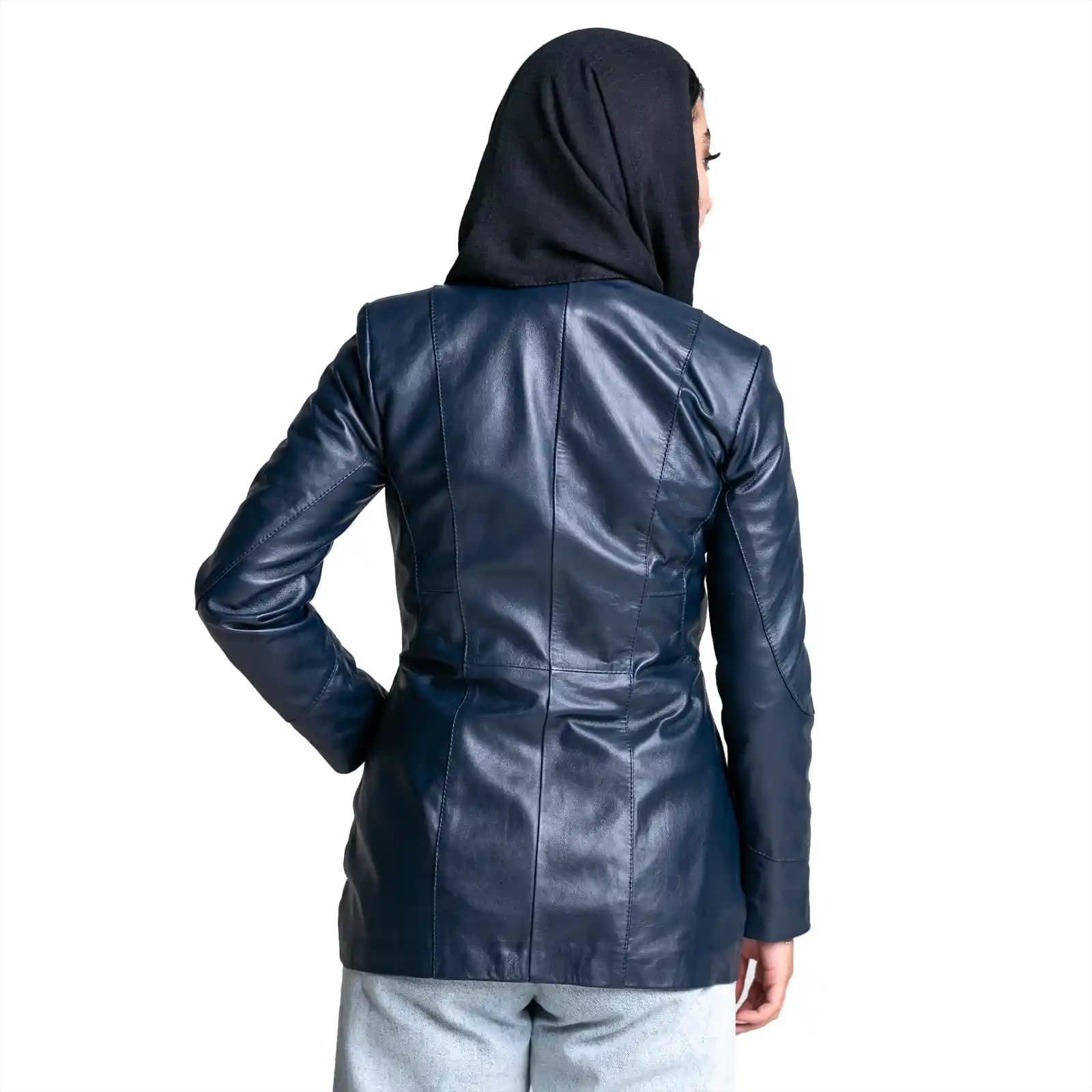 پالتو چرم زنانه 2301J — تصویر ۶