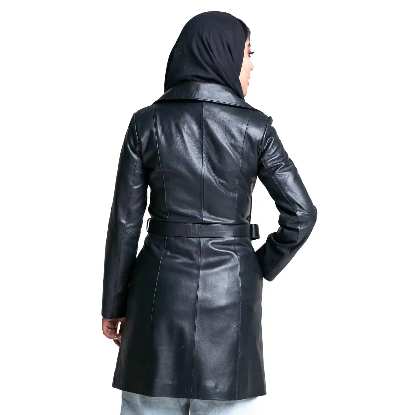 پالتو چرم زنانه 2310J — تصویر ۳