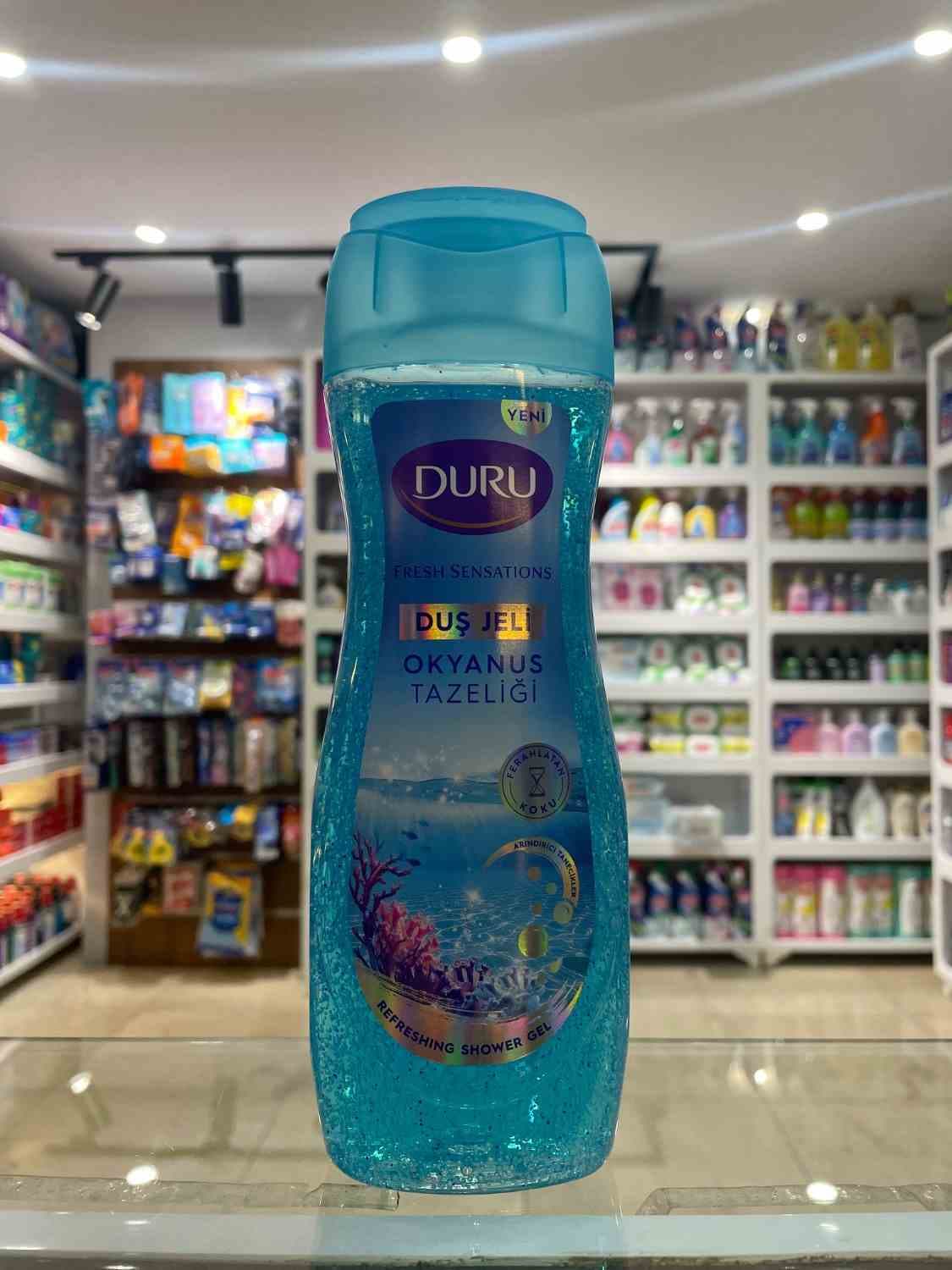 شامپو بدن اسکراب‌دار دورو (Duru) سری Fresh Sensations مدل طراوت اقیانوس (Okyanus Tazeliği)