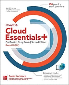 جلد معمولی سیاه و سفید_کتاب CompTIA Cloud Essentials+ Certification Study Guide, Second Edition (Exam CLO-002)