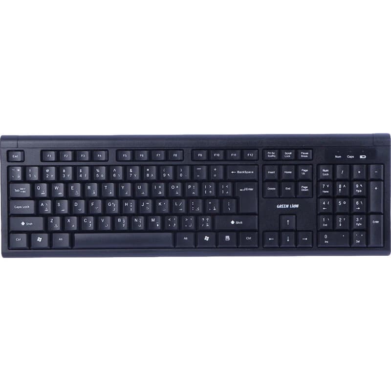 کیبورد و موس بی سیم گرین لاین GKM-200 GNGKM200WK — تصویر ۳
