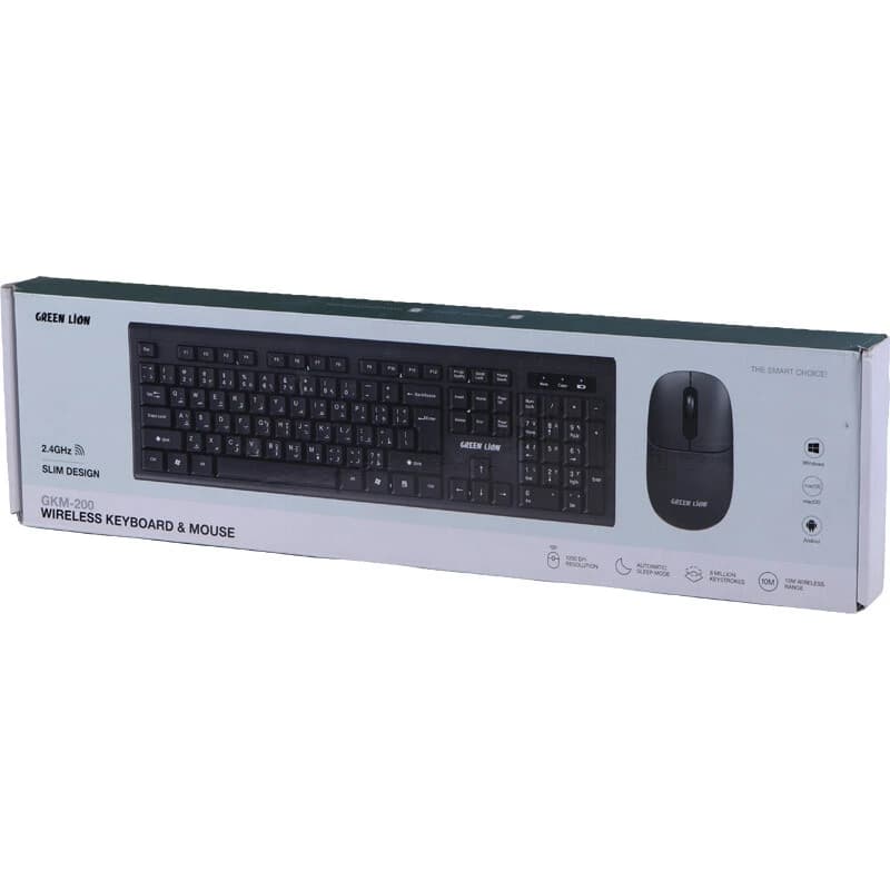 کیبورد و موس بی سیم گرین لاین GKM-200 GNGKM200WK — تصویر ۸
