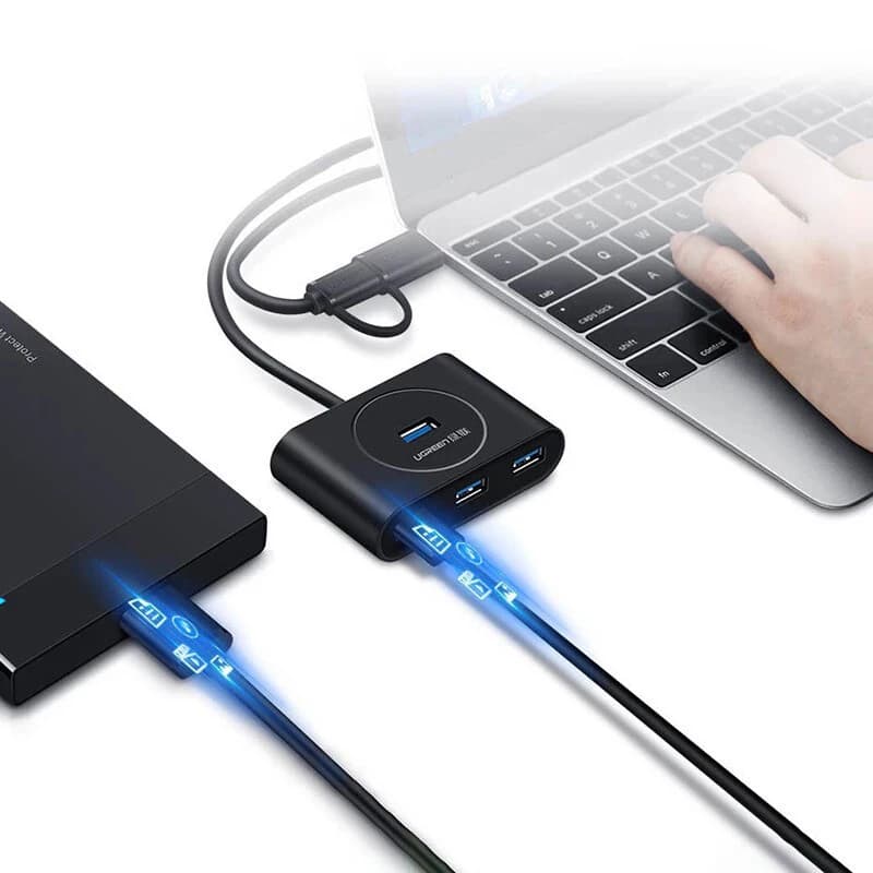 هاب 4 پورت USB 3.0 یوگرین CR113-20291 — تصویر ۳