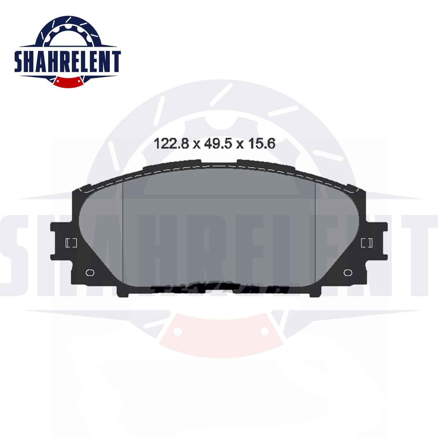 لنت ترمز جلو تویوتا یاریس برند تکستار (TEXTAR) — تصویر ۳