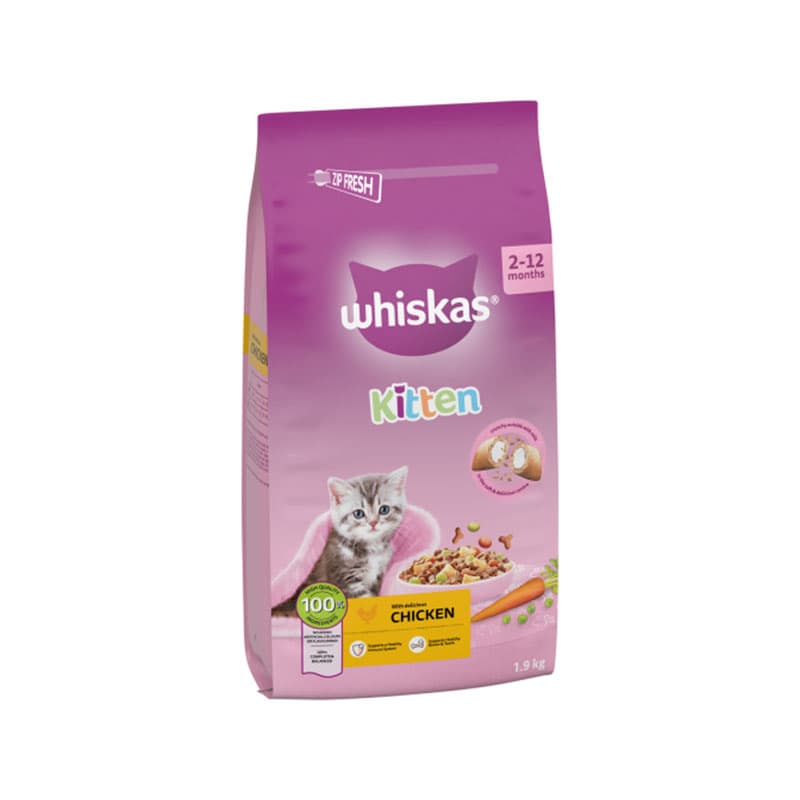 غذای خشک بچه گربه کیتن ویسکاس آلمان مرغ 1.9 کیلوگرم