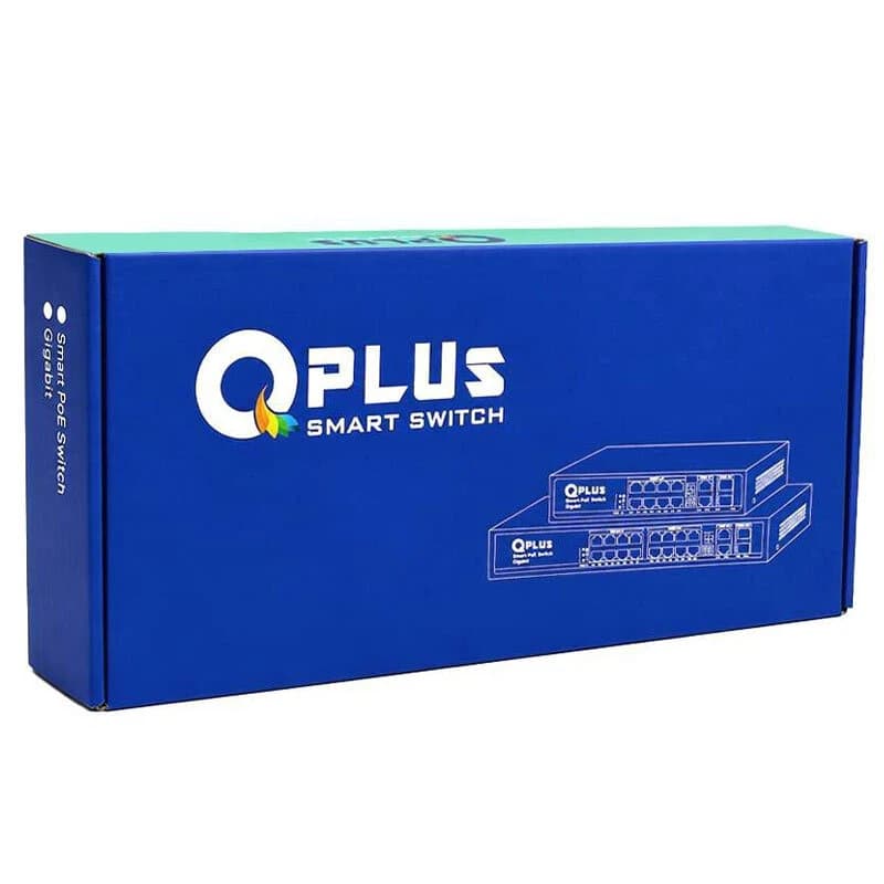 سوییچ 24 پورت POE کیو پلاس PL-P2402G-S2 — تصویر ۲