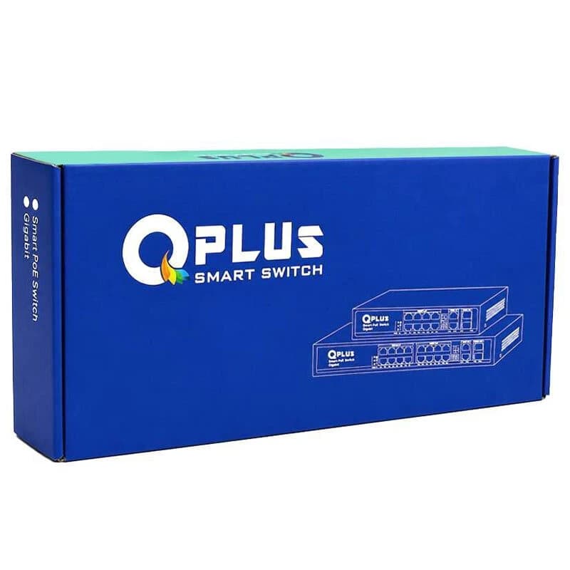 سوییچ 16 پورت POE کیو پلاس PL-PGH1602-S1 — تصویر ۲