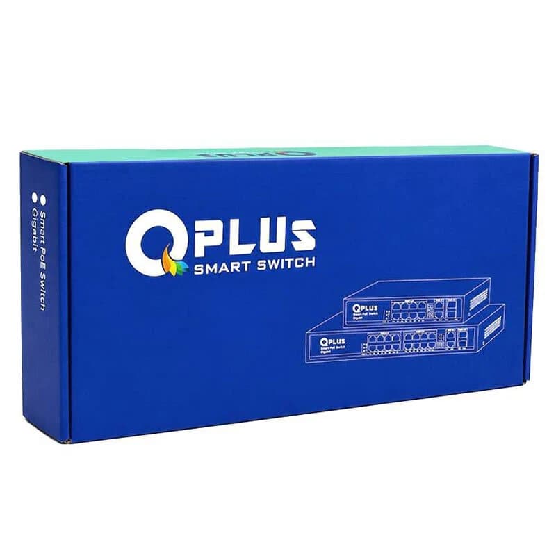 سوییچ 16 پورت POE کیو پلاس PL-PH1602G-S1 — تصویر ۲