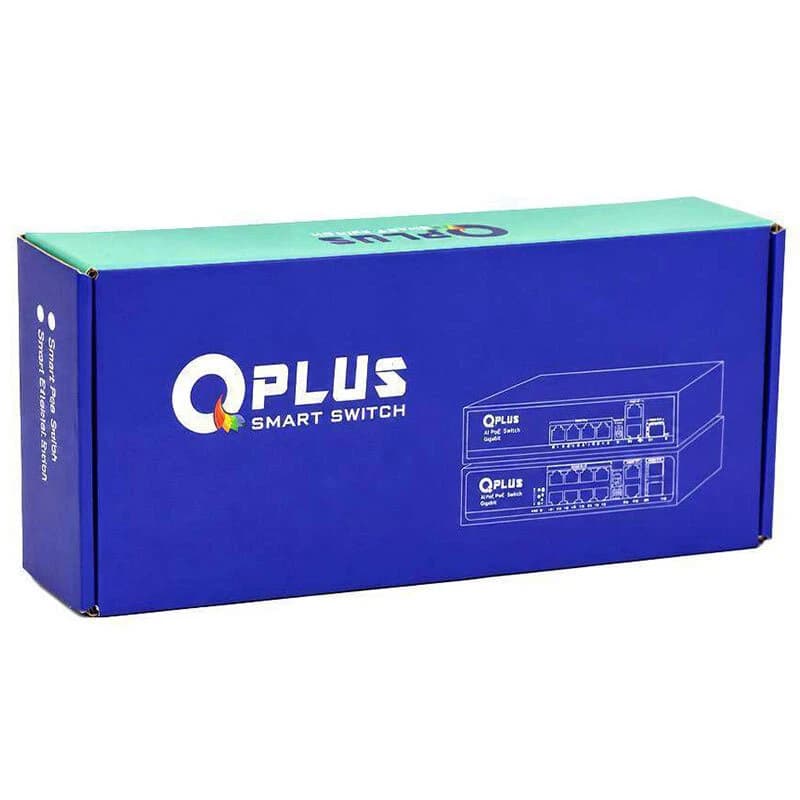 سوییچ 8 پورت POE کیو پلاس PL-PH8002G-S1 — تصویر ۲