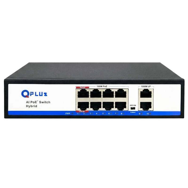 سوییچ 8 پورت POE کیو پلاس PL-PH8002G