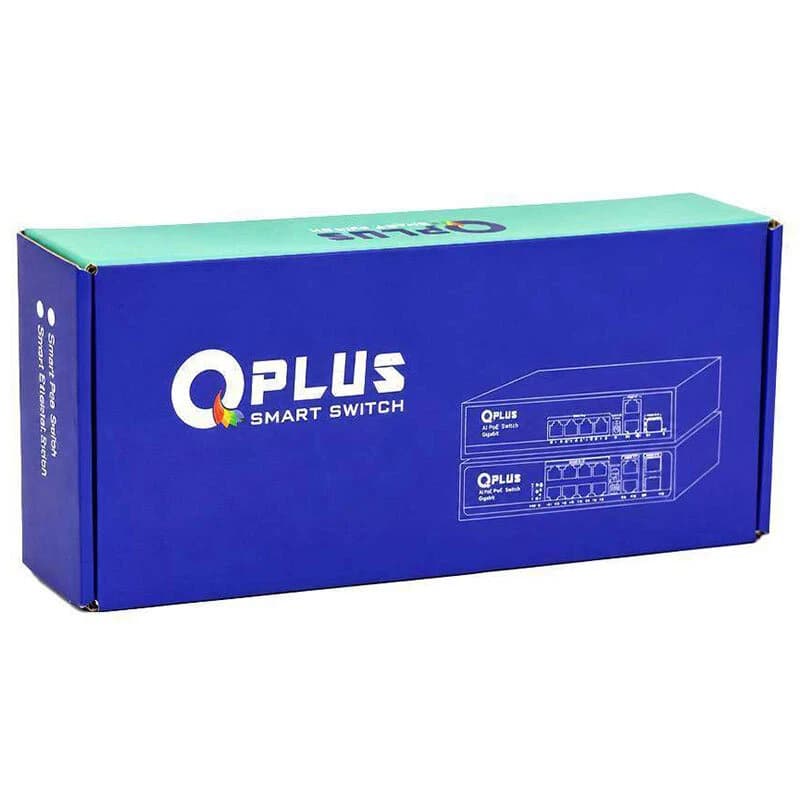 سوییچ 8 پورت POE کیو پلاس PL-PGA8002-S2 — تصویر ۲